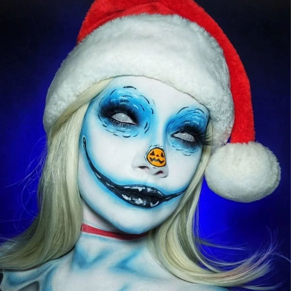 Mesh White Costume Yearly Contact Lenses