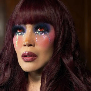 Pure Red Costume Contact Lenses