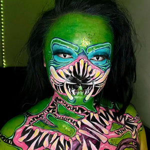 Reptile White Costume Contact Lenses
