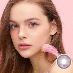 Rosewood Pink Prescription Yearly Contact Lenses