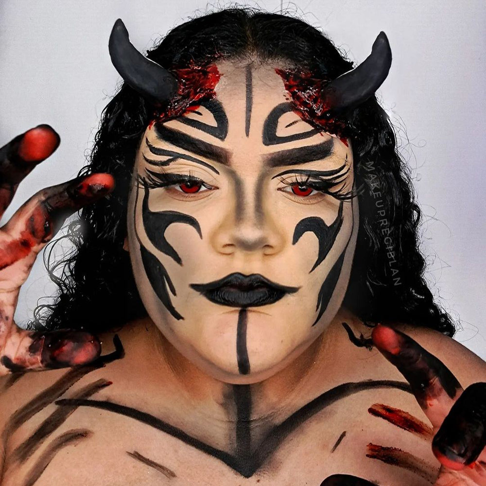 Circle Red Halloween Contact Lenses