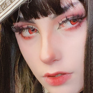 Circle Red Costume Contact Lenses