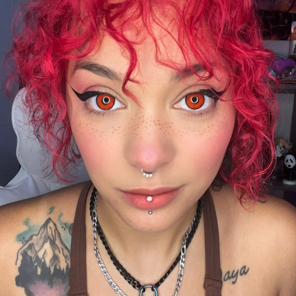 Twilight Red Costume Yearly Contact Lenses