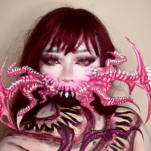 Lunar Earth Pink Costume Yearly Contact Lenses