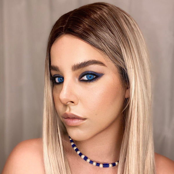[US Warehouse] New York 2 Blue Prescription 6 Months Contact Lenses