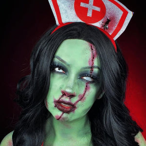 Mesh White Costume Yearly Contact Lenses