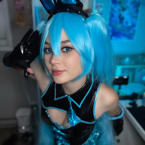 Koi Fantasy Sea Blue Prescription Yearly Contact Lenses