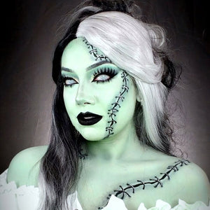 Mesh White Costume Yearly Contact Lenses