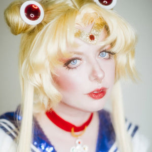 Koi Fantasy Sea Blue Prescription Yearly Contact Lenses