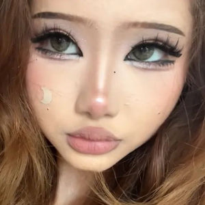 Cleopatra Green Prescription Yearly Contact Lenses