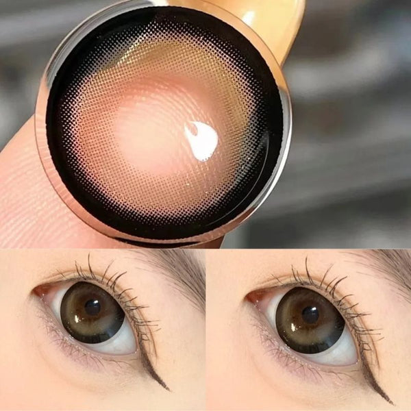 Mocha Brown Prescription Yearly Contact Lenses