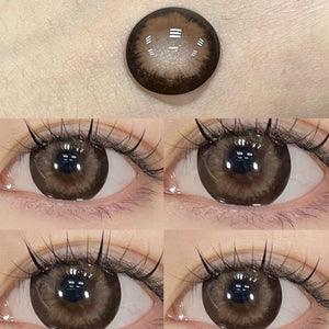 Maltball Brown Prescription Yearly Contact Lenses