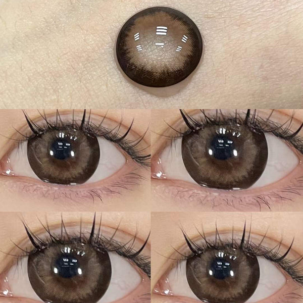 Maltball Brown Prescription Yearly Contact Lenses