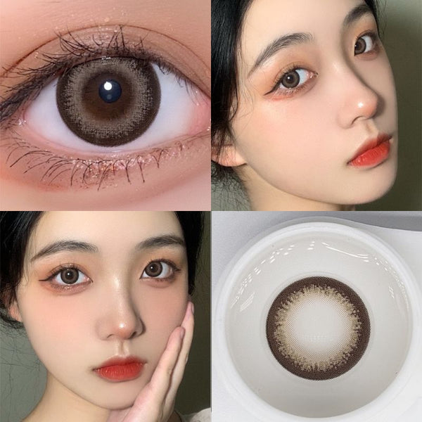 Gingerbread Brown Prescription Yearly Contact Lenses