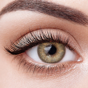 Little Wild Cat Brown Prescription Yearly Contact Lenses