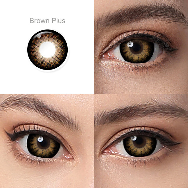 Supersize Brown Plus 6 Months Contact Lenses