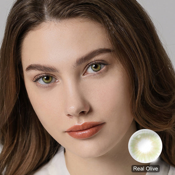 Spanish Real Olive Yearly Contact Lenses