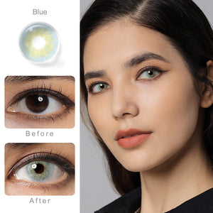 Yukon Blue Yearly Contact Lenses